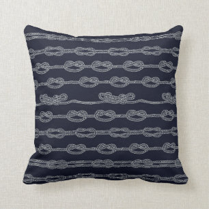 Marineknoten-Muster Kissen