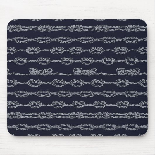 Marineknoten-Muster Mousepad (Vorne)