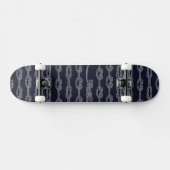 Marineknoten-Muster Skateboard (Horizontal)