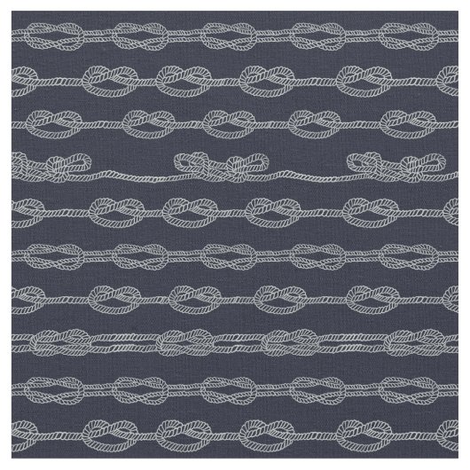 Marineknoten-Muster Stoff (Nahaufnahme)