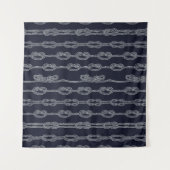 Marineknoten-Muster Wandteppich (Vorderseite (Horizontal))