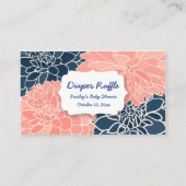 Marinekoral-Dahlias-Gewinnspiel - 2 Seiten Begleitkarte (Rückseite)