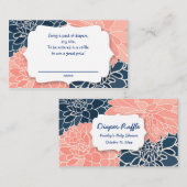 Marinekoral-Dahlias-Gewinnspiel - 2 Seiten Begleitkarte (Vorne/Hinten)