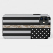 Marinekorps verdünnen Wüsten-Camouflage-Linie Case-Mate iPhone Hülle (Rückseite (Horizontal))