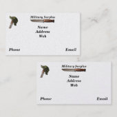 Marinekräfte der Armee überlagern Visitenkarte (Vorne/Hinten)