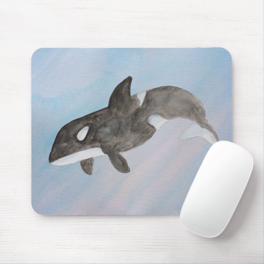 Marinemamelle Killer Whale Orca Mousepad (Mit Mouse)