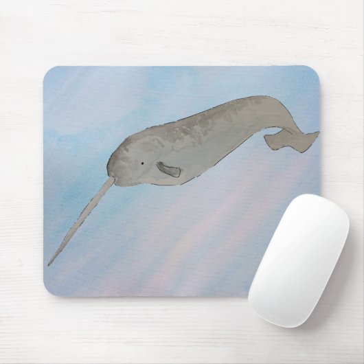 Marinemammal Narwhal Mousepad (Mit Mouse)