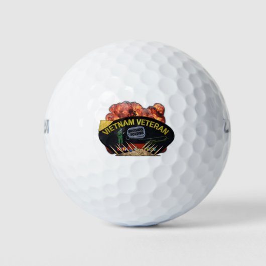 Marinemarine vietnam Kriegsvets Golfball (Vorderseite)