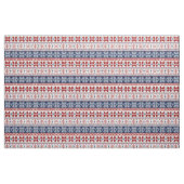 Marinemesse und Rote Wintermesse Isle Pattern Stoff (Fat Quarter (45,7 x 55,9 cm))