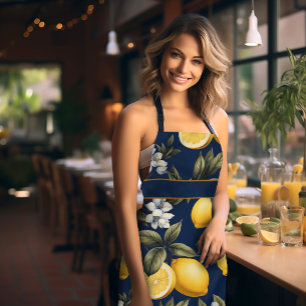 Marinemonen und Blüten im Mittelmeer Schürze