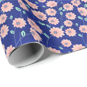 Marinemuster und pastellfarbenes Muster Geschenkpapier (Rolleneckpunkt)