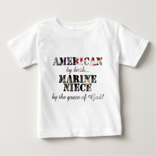 Marinenichten-Gnade Gottes Baby T-shirt