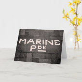 Marineparade Karte (Gelbe Blume)