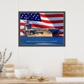 Marineplakat der Klasse Nimitz Poster (Küche)