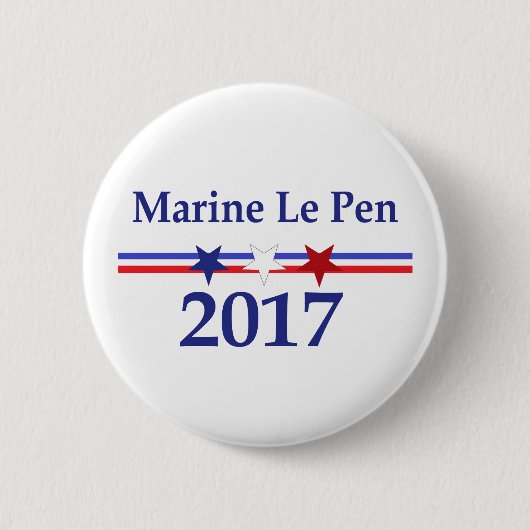 Marinepolitisches Button le Pen 2017 (Vorderseite)