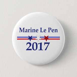 Marinepolitisches Button le Pen 2017