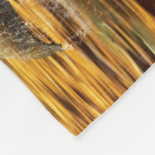 Marineprinzessinphantasiemeerjungfrau am fleecedecke (Ecke)