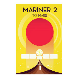 Mariner 2 nach Mars Fotodruck