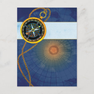 Mariner Compass Business Werbeaktion Postkarte