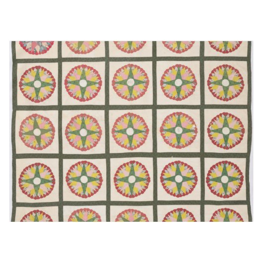 Mariner Compass Quilt Tischdecke (Vorderseite (Horizontal))