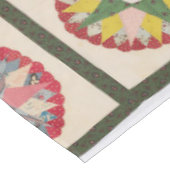 Mariner Compass Quilt Tischdecke (Schrägansicht)