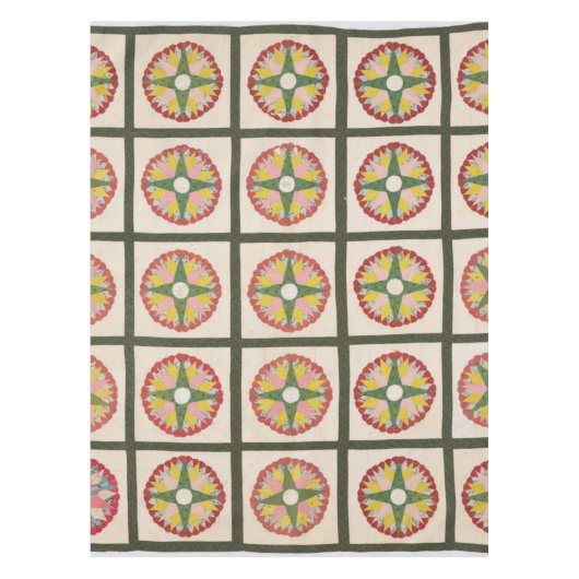 Mariner Compass Quilt Tischdecke (Vorderseite)