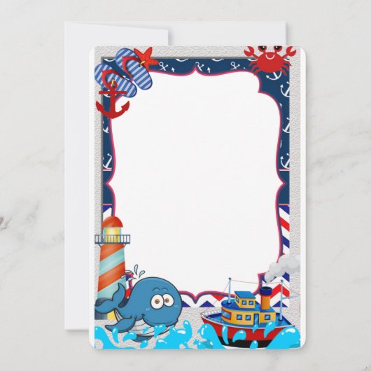 Marinero Einladung (Rückseite)