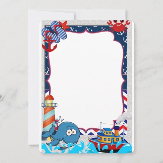 Marinero Einladung (Vorderseite)