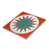 Mariner's Compass Quilt Tile Fliese (Seite)