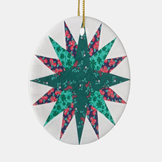 Mariners Kompass Quilt Ornament (Rechts)