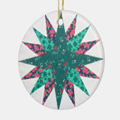 Mariners Kompass Quilt Ornament (Links)
