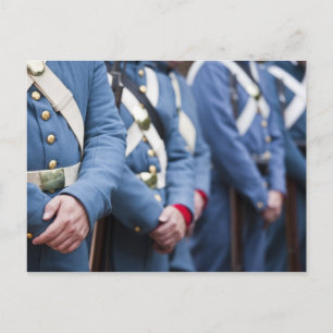 Marines aus der Zeit des US-Bürgerkriegs, Militär Postkarte