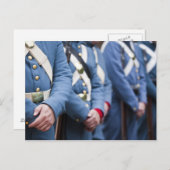 Marines aus der Zivilen US-Kriegszeit, militärisch Postkarte (Vorne/Hinten)