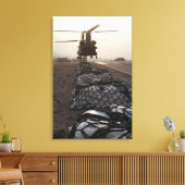 Marines befestigen Segellasten Leinwanddruck (Insitu (Wohnzimmer))