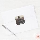 Marines befestigen Segellasten Quadratischer Aufkleber (Umschlag)