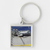 Marines besteigen einen CH-46E Sea Knight Hubschra Schlüsselanhänger (Vorne)