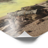 Marines bieten Sicherheit Fotodruck (Ecke)