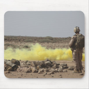 Marines bieten Sicherheit Mousepad