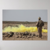 Marines bieten Sicherheit Poster (Vorne)