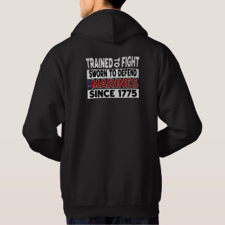 MARINES, die zur Bekämpfung von Hoodie ausgebildet