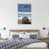 Marines erwarten die Ankunft Leinwanddruck (Insitu (Schlafzimmer))