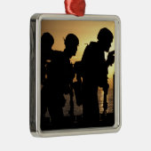 Marines feuern 9mm Handfeuerwaffen Ornament Aus Metall (Rechts)