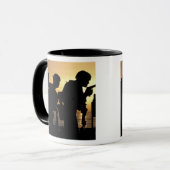 Marines feuern 9mm Handfeuerwaffen Tasse (Vorderseite Links)