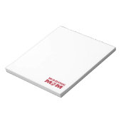 Marines Mama Notizblock (Rotiert)