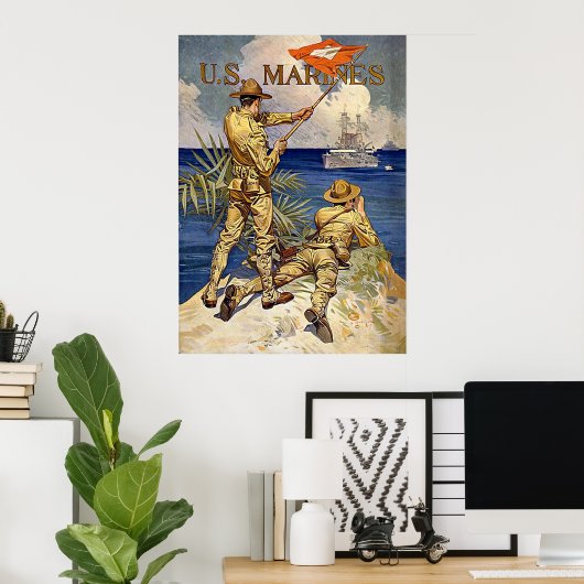 Marines Poster (Heimbüro)