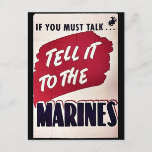 Marines Postkarte