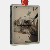 Marines Silbernes Ornament (Rechts)