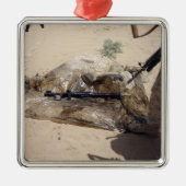 Marines Silbernes Ornament (Vorne)