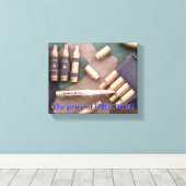 Marines Veterans Veterans Vets Leinwanddruck (Insitu (Holzboden))