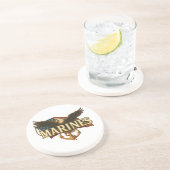 Marines With Eagle and Flag Getränkeuntersetzer (Seite)